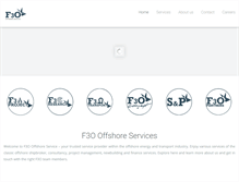 Tablet Screenshot of f3offshore.com
